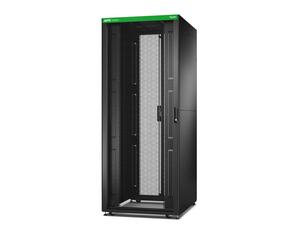 APC Baie EasyRack 800mm/42U/1000mm avec toit, panneau latéral, roulettes, noir