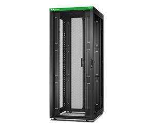 APC Baie EasyRack 800mm/42U/1000mm avec toit, sans panneau latéral, roulettes, noir