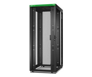 APC Baie EasyRack 800mm/42U/1200mm avec toit, sans panneau latéral, roulettes, noir