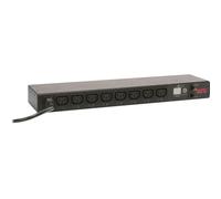 APC Netshelter - Bandeau de prises commutées rackable - 1U 12A 208V 10A 230V