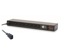 APC BY SCHNEIDER ELECTRIC Bandeau de prises - AP7921B - Distribution d'alimentation (commutée, 1U, 208/230 V, 8 Sorties C13; IEC C20) Noir