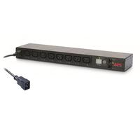 APC - Bandeau de prises AP7921B - PDU commuté 1U 208/230V 8x C13 IEC C20 Noir