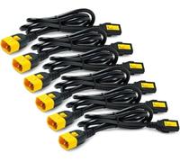 APC BY SCHNEIDER ELECTRIC Kit de câbles d'alimentation - AP8704S-WW - Cordons d'alimentation (6 unités, verrouillage, C13 à C14, 1,2 m)