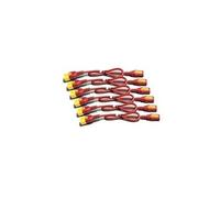 APC Kit de cordons d'alimentation AP8704S-WWX340, 6 pièces C13 à C14 verrouillables 1,2 m rouge
