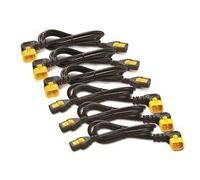 APC - Câble d'alimentation - power IEC 60320 C13 pour IEC 60320 C14 - 10 A - 1.22 m - connecteur à 90° - noir - pour P/N: SCL500RMI1UC, SCL500RMI1UNC, SMTL750RMI2UC, SRT1500RMXLI, SRT1500XLI...
