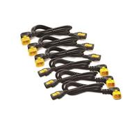 APC - Câble d'alimentation - power IEC 60320 C13 pour IEC 60320 C14 - 10 A - 1.22 m - connecteur à 90° - noir - pour P/N: SCL500RMI1UC, SCL500RMI1UNC, SMTL750RMI2UC, SRT1500RMXLI, SRT1500XLI...