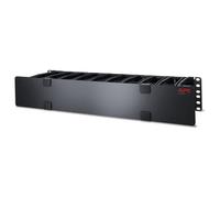 APC Cable Management - Kit de gestion de câbles pour rack - noir - 2U - Conformité TAA - pour P/N: SCL500RM1U, SMX1500RM2UCNCUS, SMX1500RM2UCUS, SMX2KR2UX145, SMX3KR2UNCX145, SMX750CUS