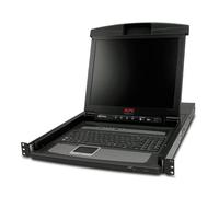 APC Console LCD pour rack 17 avec commutateur KVM analogique intégré 8 ports - Professionnels