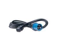 APC Cordon d'alimentation AP9876, 2.5m, C19 vers IEC309 16A, 90-250V, RoHS, certifié VDE, noir