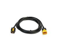 APC Cordon d'Alimentation Verrouillable C19 vers C20 3m, 230V 16A, Noir, Conformité REACh et RoHS, Température Opération 0-75°C, AP8760