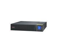 APC Easy UPS On-Line - onduleur - 6x sorties IEC C13 + 1x sortie IEC C19, emplacement pour carte intelligent, LCD, avec kit de rail - 2700 Watt - 3000 VA