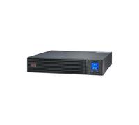 APC Easy UPS On-Line - Onduleur (rack-montable) - CA 220/230/240 V - 900 watt - 1000 VA - monophasé - Acide de plomb - USB, serial - connecteurs de sortie : 3 - PFC - 2U - Europe - noir, RAL 7010
