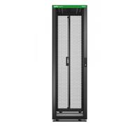 APC Baie EasyRack 600mm/42U/1000mm avec toit, panneau latéral, roulettes, noir