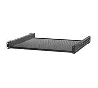 APC - Étagère pour rack - noir - 1U - pour P/N: NBPD0160A, NBWL0355A, NBWL0356A, SMX3000HV-BR, SMX3KR2UNCX145, SRT1000RMXLI