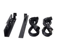 APC Kit de montage pour rack de console KVM - Noir