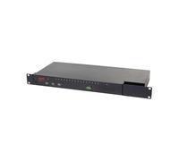 APC KVM Switch KVM1116R 16 Ports PS/2 VGA 1U Rackable Noir avec Ethernet RJ-45, Certifié C-tick, CE, EAC, FCC, RoHS - 424x188x43mm