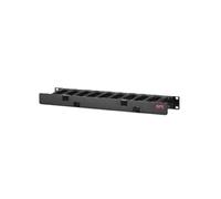 APC NetShelter AR8602A - Gestionnaire de Câbles 1U x 4 Ports - Rack 19" - Profondeur 11cm - Conforme REACH, RoHS, TAA - Noir