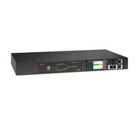 APC NetShelter Automatic transfer switch Rack AC 207-253V 3700VA 1-phase Ethernet 10/100/1000 USB oc 9 1U 2.44m cord Black