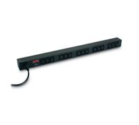 APC NetShelter - Basic Rack PDU - 10A - 230V - (15)C13 - Cordon de 2m, Basique, 0U, Monophasé, verticale, Noir, 15 sortie(s) CA AP9568