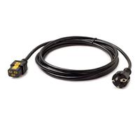 APC NetShelter - Cordon d'alimentation - Verrouillable - 3m - C19 - CEE/7 Schuko - Professionnels