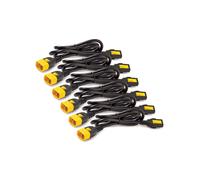 APC Netshelter Kit 6 Cordons Alimentation Verrouillables C13-C14 0.61m 10A Noir - Conforme RoHS - Température Opération 0-70°C - AP8702S-WW