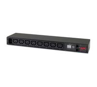 APC NetShelter Metered Rack PDU - Prises mesurées - 3300VA - 1U - 16A, Avec mesure en ligne, 0U/1U, horizontale/verticale, Noir, 8 sortie(s) CA, Coupl