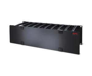 APC NetShelter - Passe-câbles horizontal - 3U - Profondeur 15 cm - 1 côté avec capot
