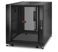 APC NetShelter SX - Rack armoire - noir - 12U - 19" - Conformité TAA - pour P/N: SCL500RM1UNC, SMX2000RMLV2UNC, SMX3000HVTUS, SRT10KXLT, SRT10KXLT30, SURT48RMXLBP
