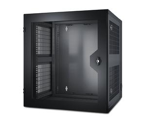 APC NetShelter WX 13U w/Threaded Hole Vertical Mounting Rail Vented Front Door