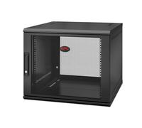 APC NetShelter WX AR109SH6 - Armoire - montable sur mur - noir - 9U - 19"