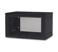 NetShelter WX AR106 - Armoire - montable sur mur - noir - 6U - 19"