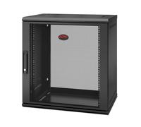 APC NetShelter WX AR112SH4 - 12U, armoire de brassage 19 pouces, montage mural, pré-assemblé, profondeur 400 mm