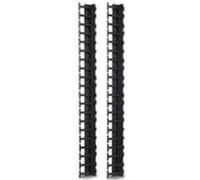 APC - Panneau d'agencement de câbles de rack - noir - 42U - Conformité TAA (pack de 2) - pour P/N: SMX2KR2UNCX145, SMX2KR2UX145, SMX3000RMX93, SMX3KR2UNCX145, SRT1000RMXLI-NC Noir G