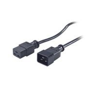 APC PWR Cord C19 - C20, 0.6 m Noir 0,6 m Coupleur C19 Coupleur C20