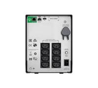 APC Smart-UPS C 1500VA LCD UPS AC 230V 900Watt 1500VA USB output connectors 8 Black with APC SmartConnect