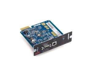 APC SmartSlot AP9620 : Carte de Gestion Onduleur pour Smart-UPS SMT/SMX/SURT/SR1, 1x USB 2.0, 1x Série, 0-45°C, RoHS, 121x114x38mm