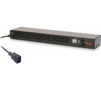 APC Bandeau de prises - AP7921B - Distribution d'alimentation (commutée, 1U, 208/230 V, 8 Sorties C13; IEC C20)