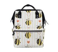 Ape Amore Cartone Animato Senza Soluzione Di Continuità Sac à Langer Sac à Dos Grande Capacité Multifonction Sac à Couches pour Voyage Maman Femme Papa