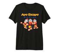 Ape Escape Retro Pipo Monkey Trio Y2K Video Game T-Shirt Haut de Gamme