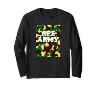 Ape Nation Diamond Moon Meme Stock Les singes sont ensemble plus forts Manche Longue