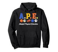 Ape Teacher Éducation Physique adaptée aux Enseignants PE Sweat à Capuche