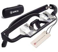 APE13 Climbing Belay Glasses - Lunettes d'escalade à fixer avec verres à prisme - Légères et stables - Convient aux porteurs de lunettes - Avec étui rigide, sangle, mousqueton et chiffon de nettoyage