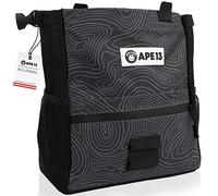 APE13® Sac à craie également disponible en kit Boulder (Chalk Bag, Boulder Brosse, Chalk) - Cadeau parfait pour Boulder et suffisamment d'espace pour les accessoires Boulder (sac à chalkbag)