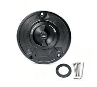 APEBAZY Bouchon de réservoir moto CNC Aluminium Bouchons reservoir moto compatibilité cbr250rr cbr400rr cbr1000rr cbr 929 954 vfr 800 1200 f vfr1200f cbr 600 f4 f4i cb1300 cb1000r (Noir)