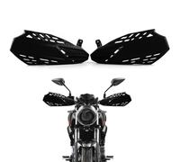 APEBAZY Protège-mains moto pour motos tout-terrain pour 22 mm 25 mm 28 mm protege mains moto avec protection pour les mains pour motos tout-terrain Compatible avec quads bobbers choppers (Noir)