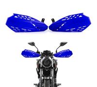 APEBAZY Protège-mains moto pour motos tout-terrain pour 22 mm 25 mm 28 mm protege mains moto avec protection pour les mains pour motos tout-terrain Compatible avec quads bobbers choppers (Bleu)