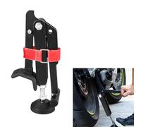 APEBAZY Support latéral pour moto Cadre universel simple face avec sangles Support latéral pliable pour roue de moto