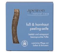 Apeiron Savon exfoliant pour pieds et callosités, 100 g