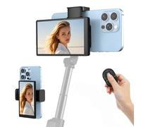 APEKX Écran Magnétique 5" pour iPhone/Android - Synchronisation d'Écran Faible Latence, Support pour Diffusion en Direct, Vlog & Prise de Vue TikTok/Instagram/Youtube (Noir)