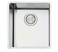 Évier Ferrara Plus Sous-Top Brossé 376 x 436 mm INOX